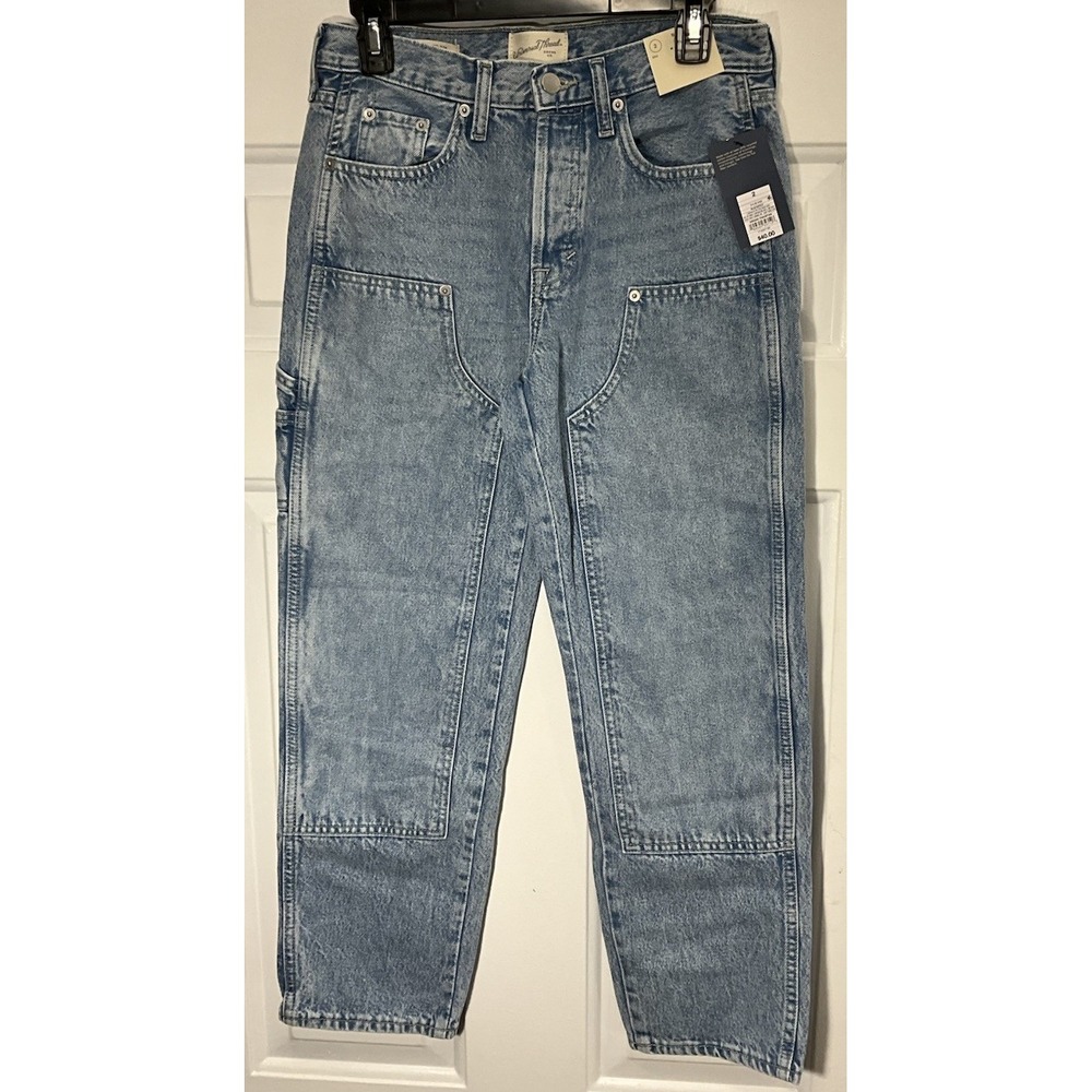 Universal Thread Mid Rise Relaxed Hip/Thigh Tapered Leg Boyfriend Jeans Size 2 R